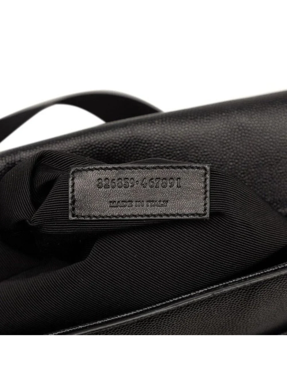 Saint Laurent Shoulder Bag / Black / Leather /